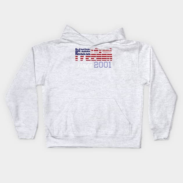 Living Sweet Freedom Since 2001 Kids Hoodie by SolarCross